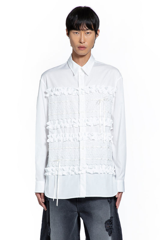 Ribbon Trim Easy Shirt - Antonioli.eu