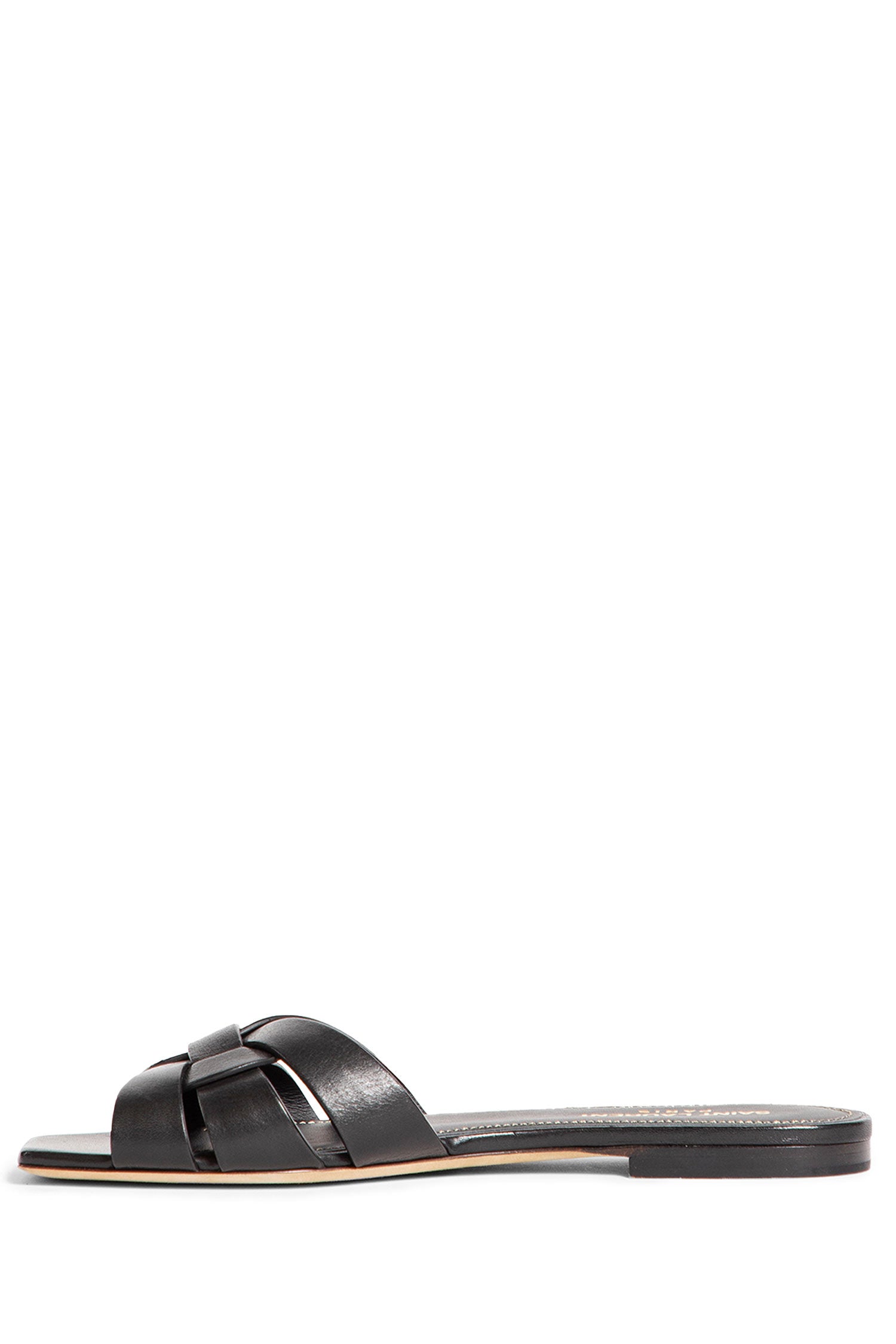 smooth leather tribute slides