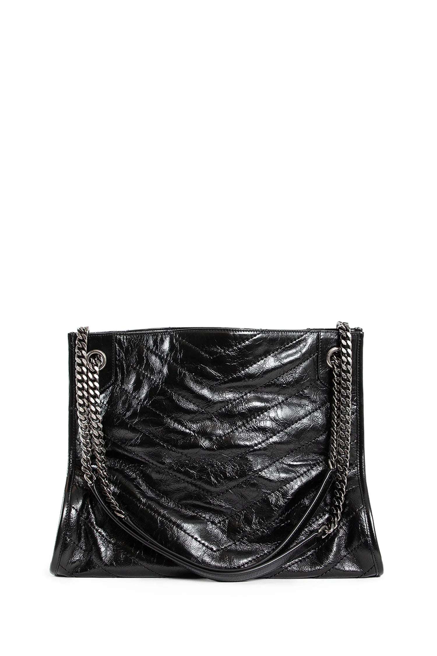 SAINT LAURENT WOMAN BLACK TOTE BAGS - Antonioli.eu
