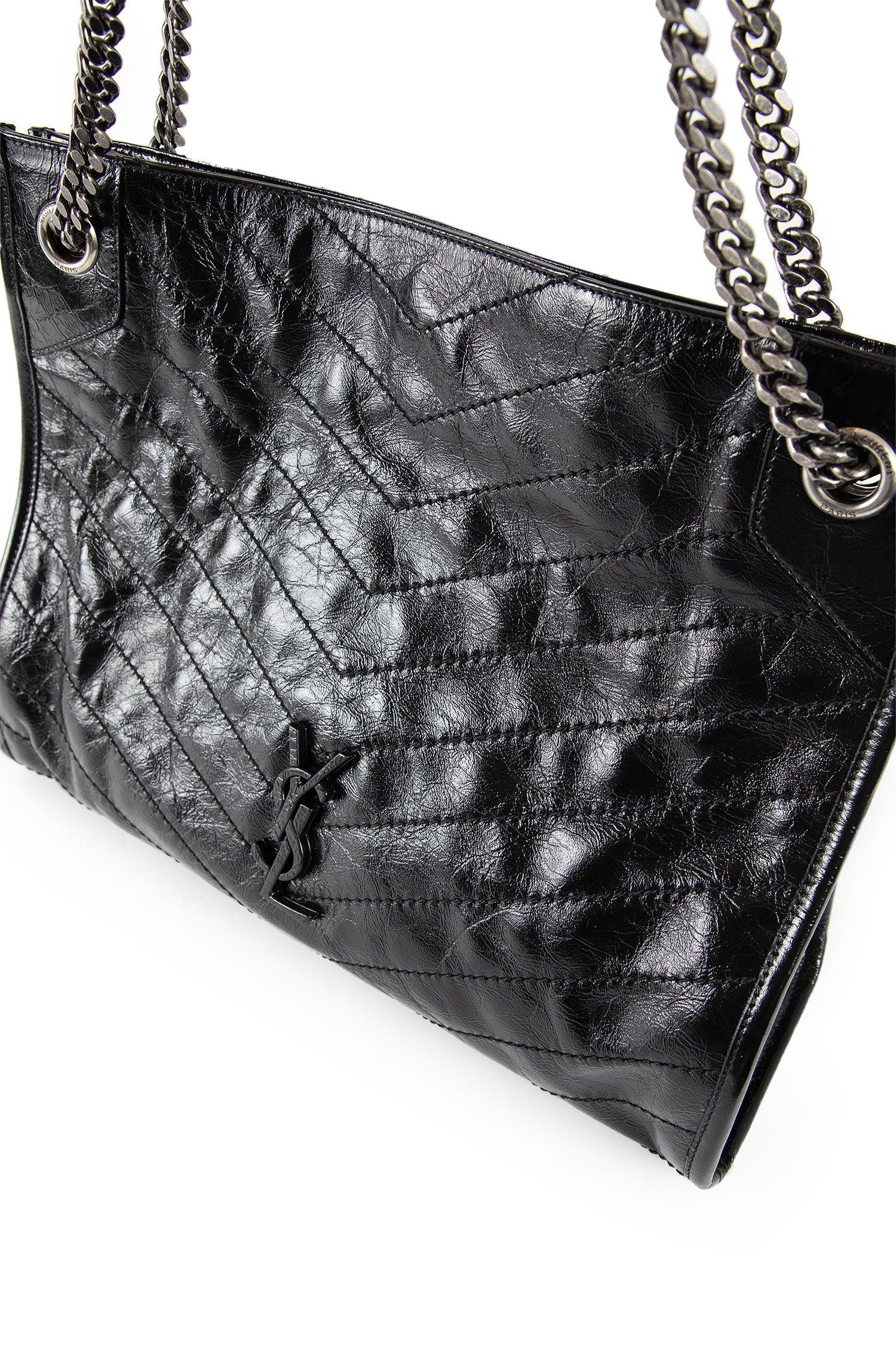 SAINT LAURENT WOMAN BLACK TOTE BAGS - Antonioli.eu