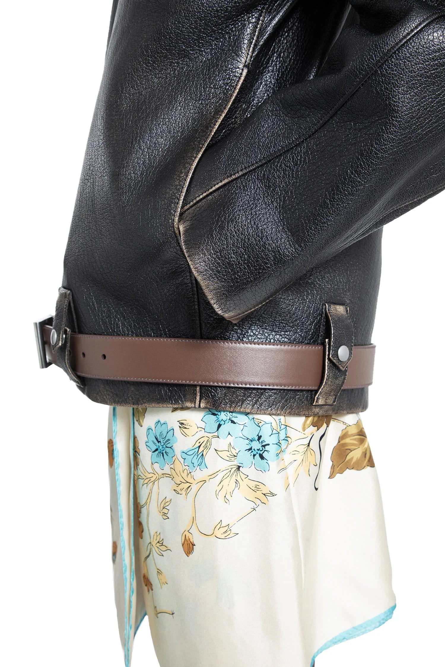 Leather blouson jacket - Antonioli.eu