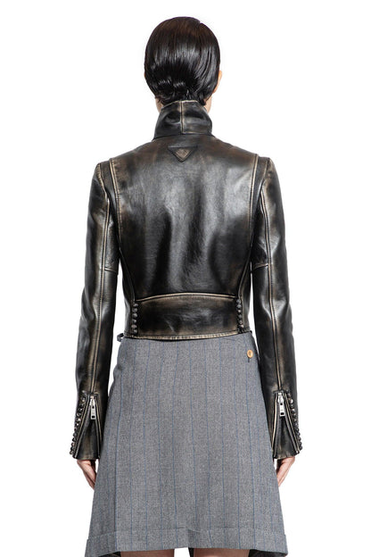 PRADA WOMAN BLACK JACKETS - Antonioli.eu