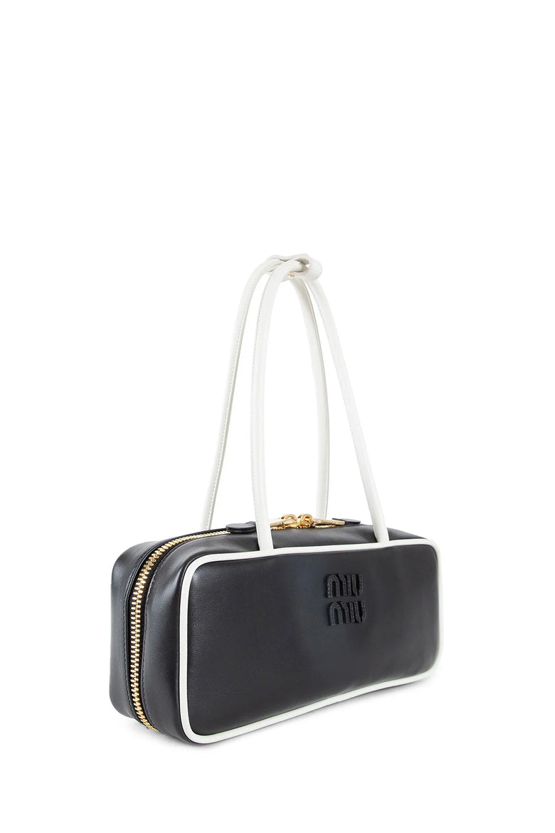 MIU MIU WOMAN BLACK&WHITE SHOULDER BAGS - Antonioli.eu