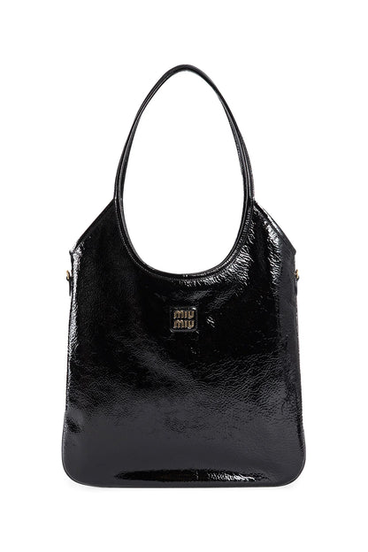 MIU MIU WOMAN BLACK SHOULDER BAGS - Antonioli.eu