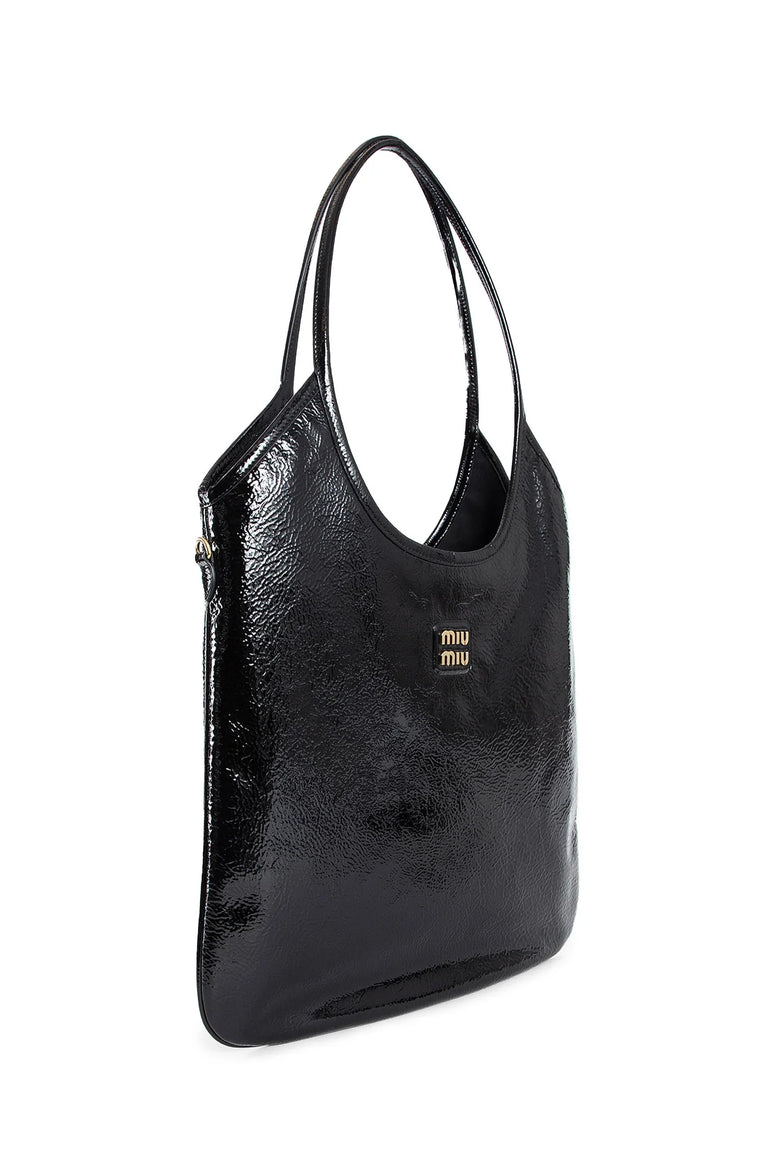 MIU MIU WOMAN BLACK SHOULDER BAGS - Antonioli.eu