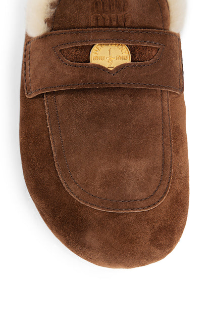 Penny Loafer Suede Mules - Antonioli.eu