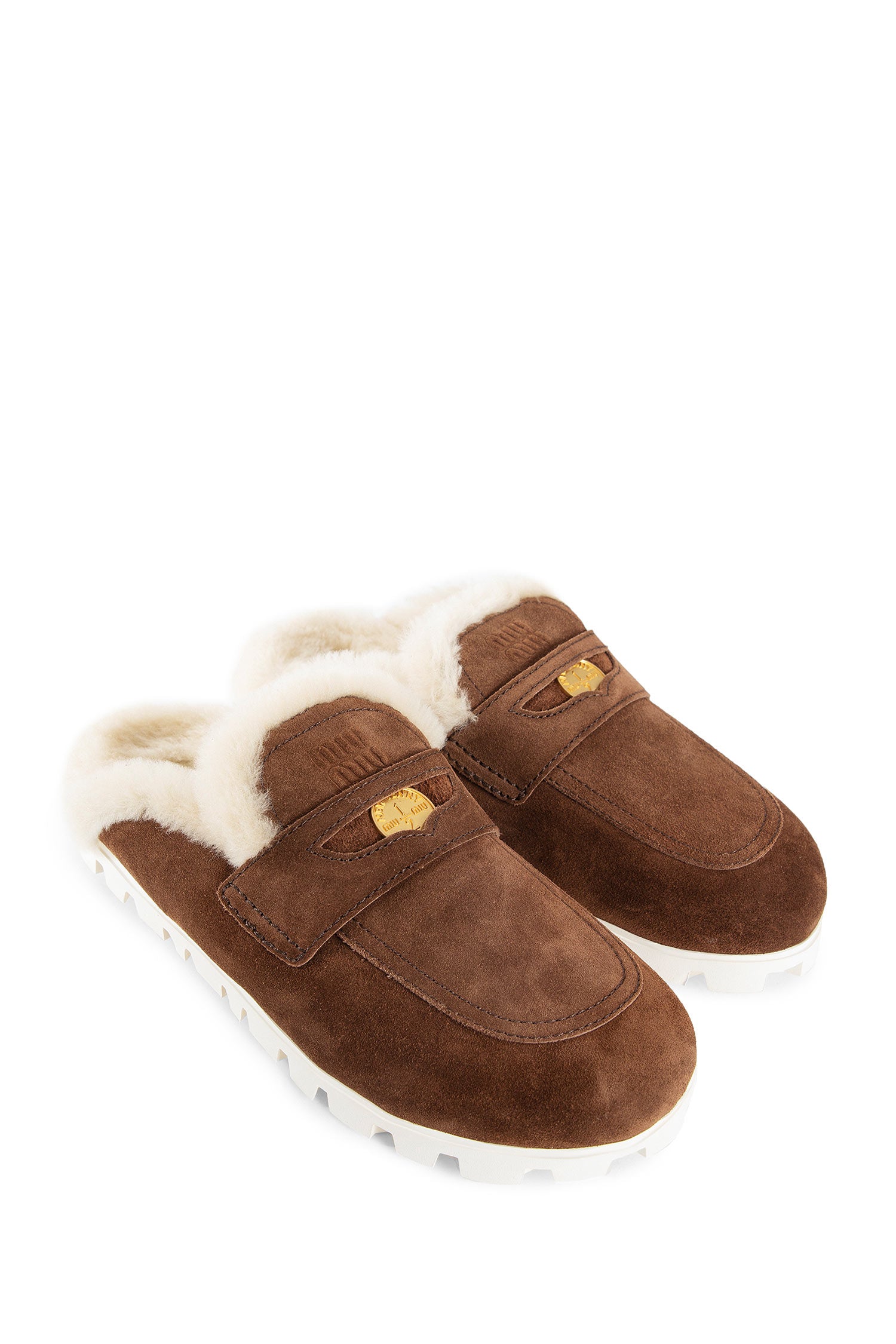 Penny Loafer Suede Mules - Antonioli.eu