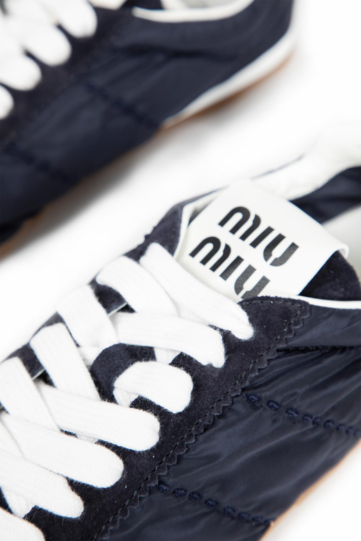 MIU MIU WOMAN BLUE SNEAKERS