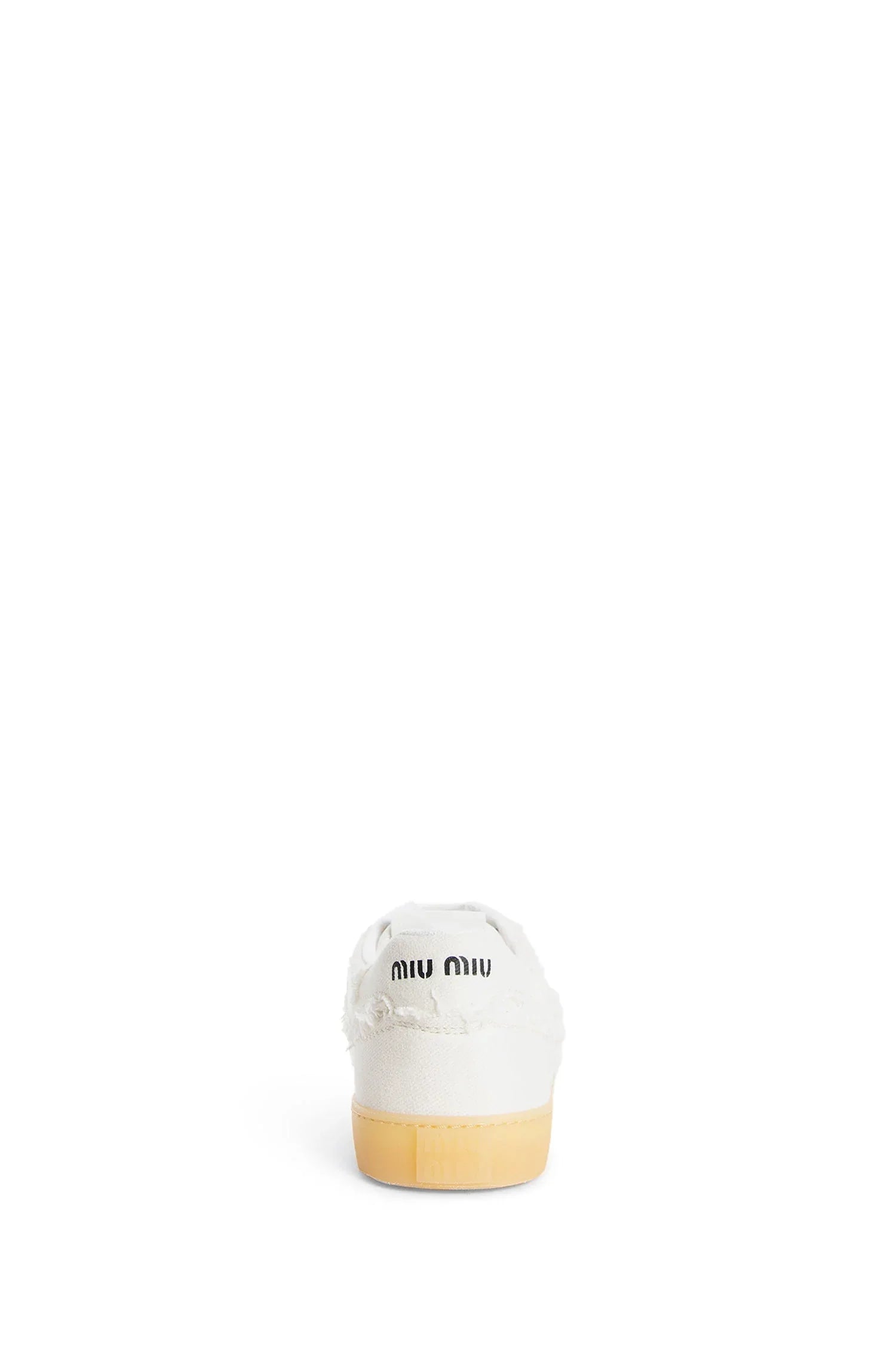 MIU MIU WOMAN OFF-WHITE SNEAKERS - Antonioli.eu
