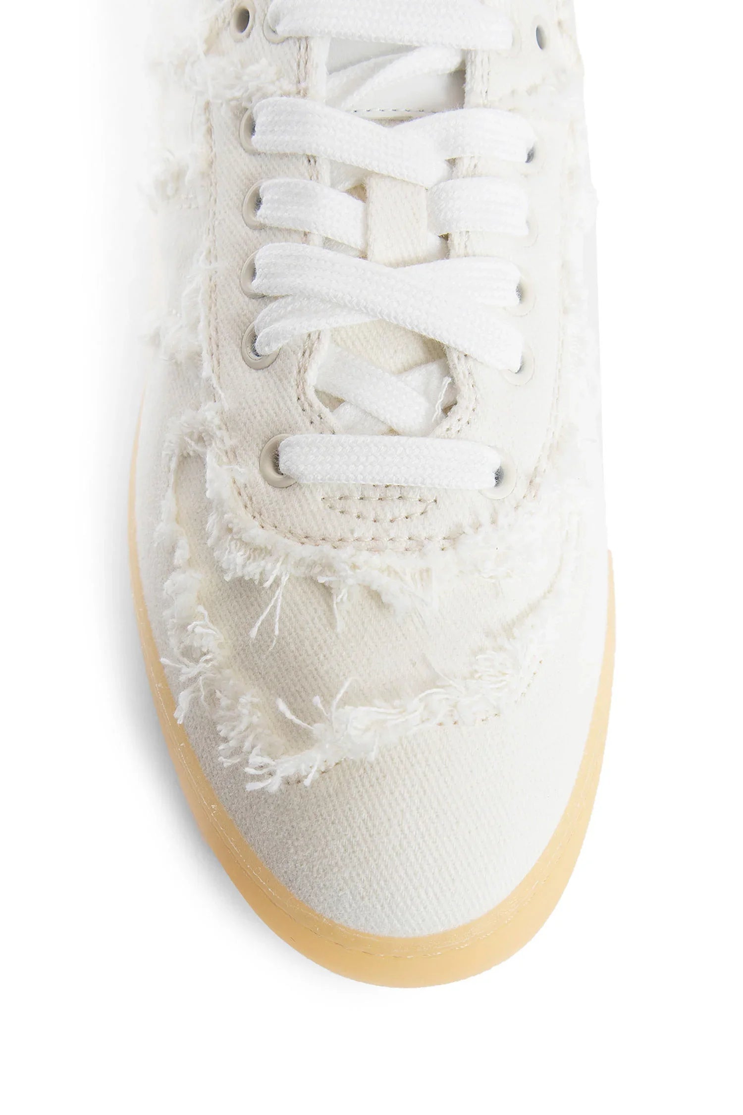 MIU MIU WOMAN OFF-WHITE SNEAKERS - Antonioli.eu
