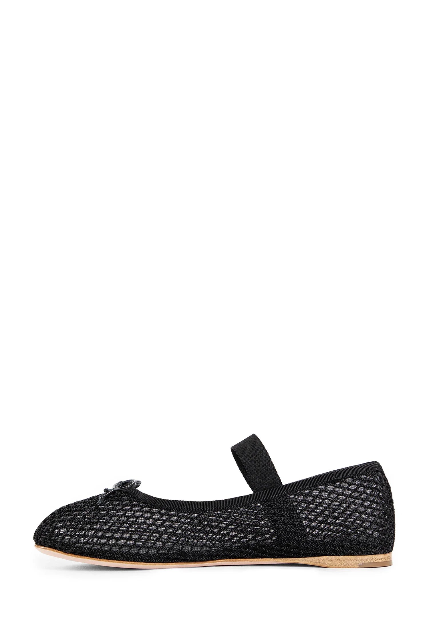 MIU MIU WOMAN BLACK FLATS - Antonioli.eu