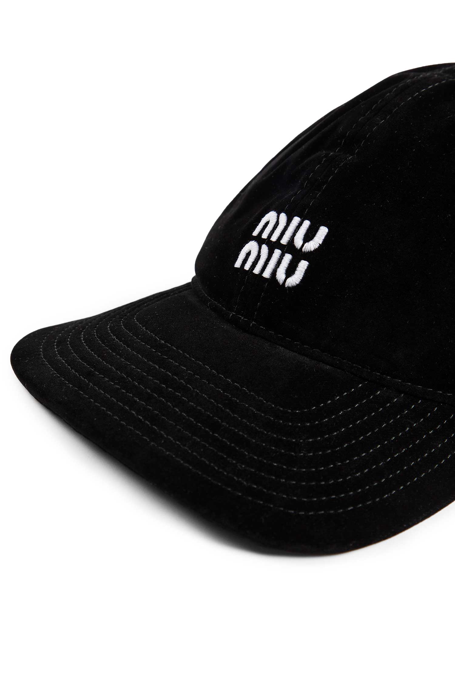 MIU MIU WOMAN BLACK HATS