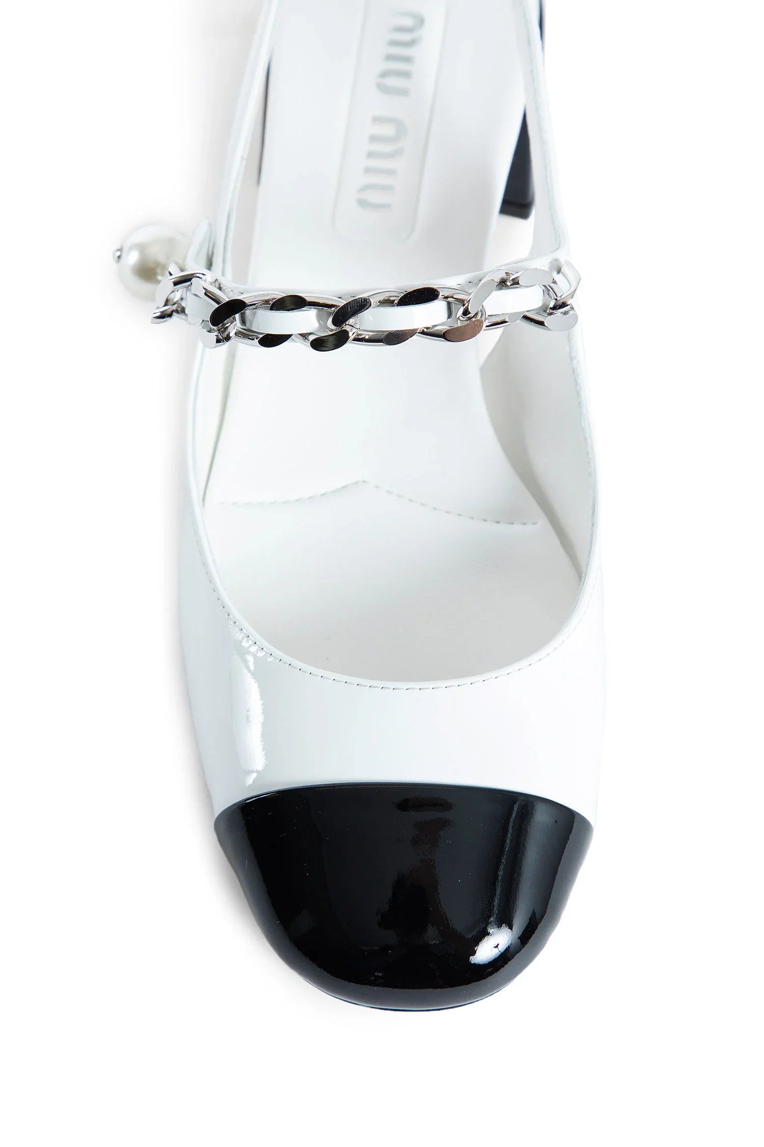 Two-tone Patent Leather Slingback Pumps - Antonioli.eu
