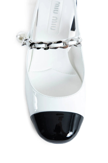 Two-tone Patent Leather Slingback Pumps - Antonioli.eu
