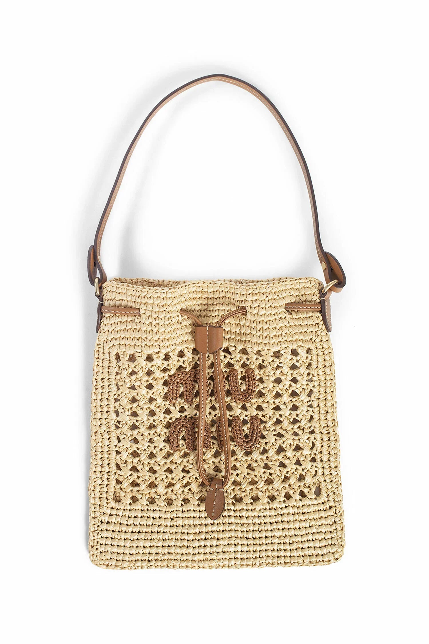 MIU MIU WOMAN BEIGE TOP HANDLE BAGS - Antonioli.eu