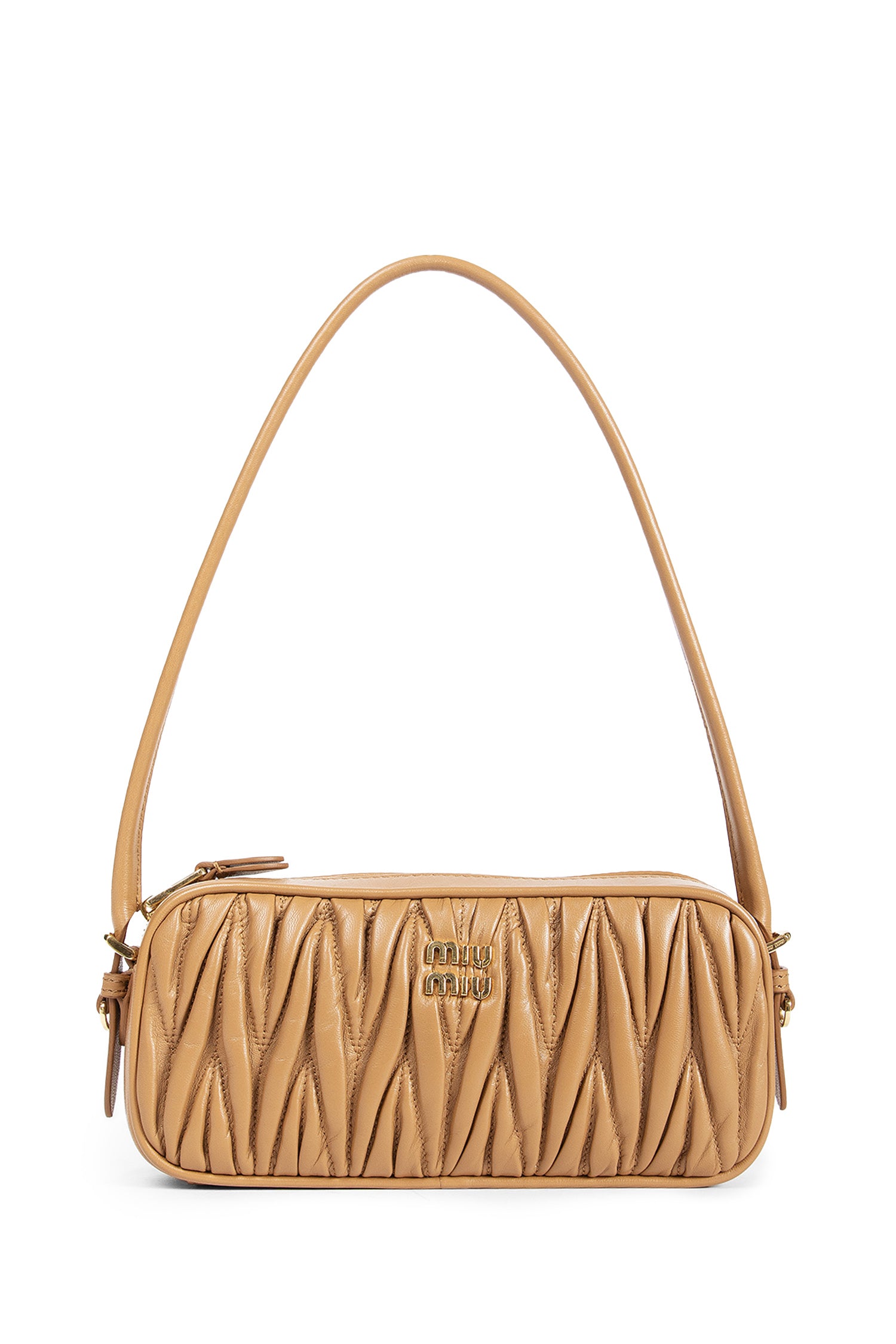 MIU MIU WOMAN BEIGE WALLETS & CARDHOLDERS