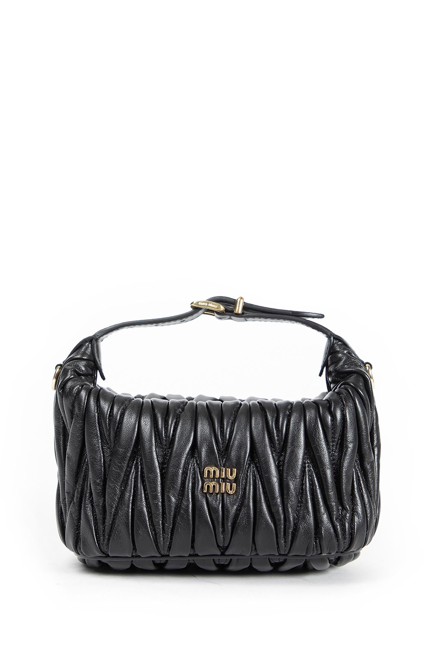 MIU MIU WOMAN BLACK MINI BAGS
