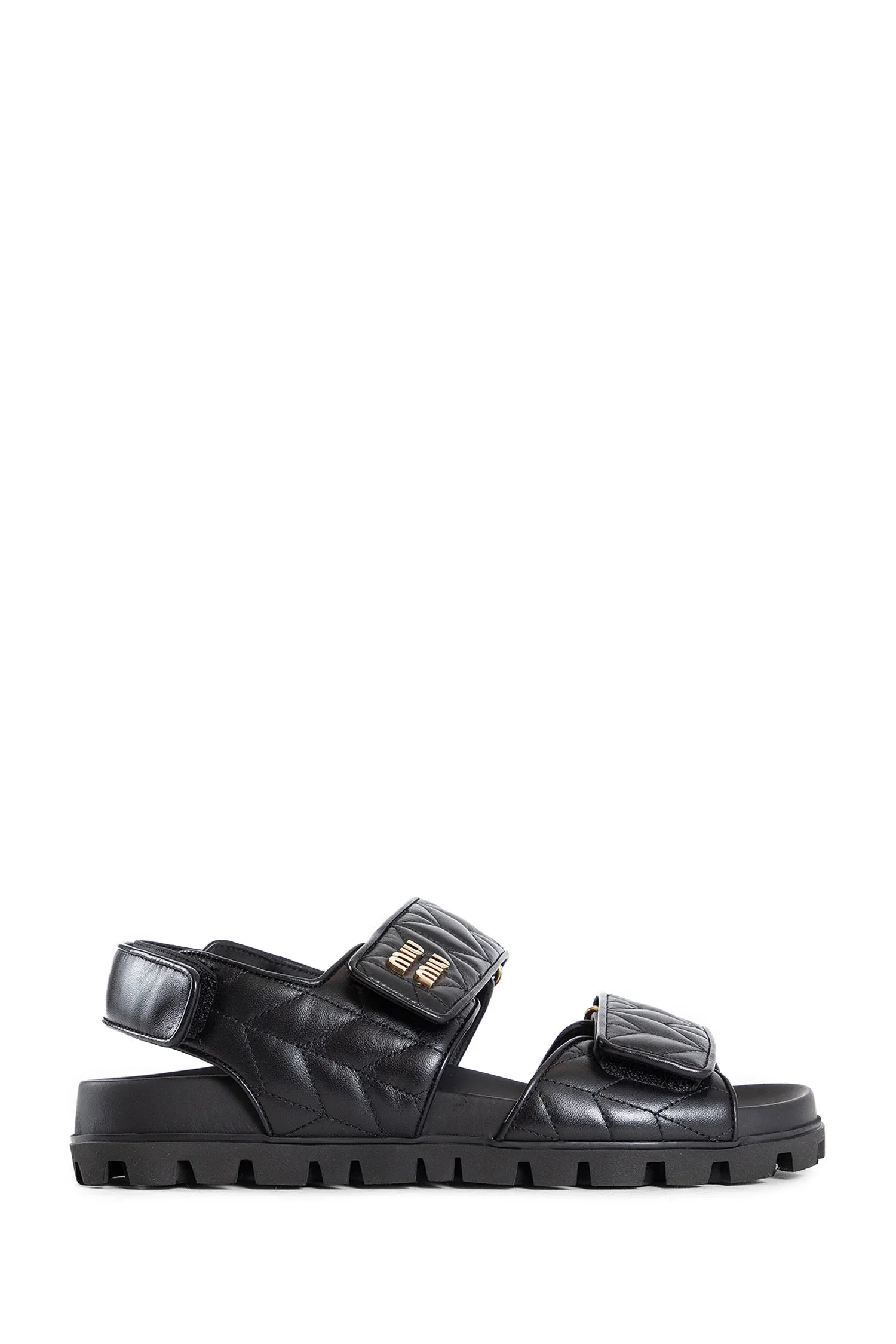 Nappa matelassé sandals - Antonioli.eu