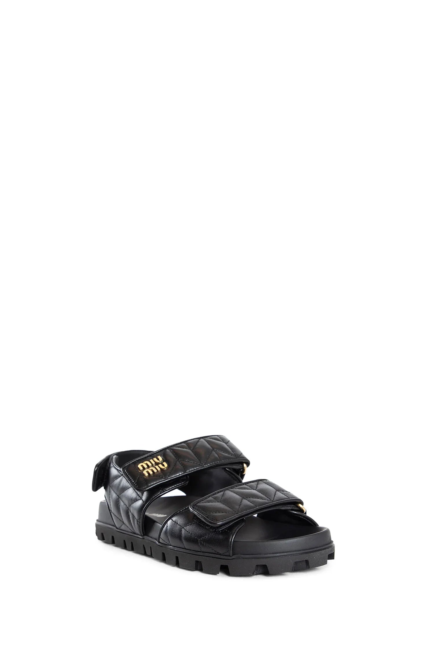 Nappa matelassé sandals - Antonioli.eu