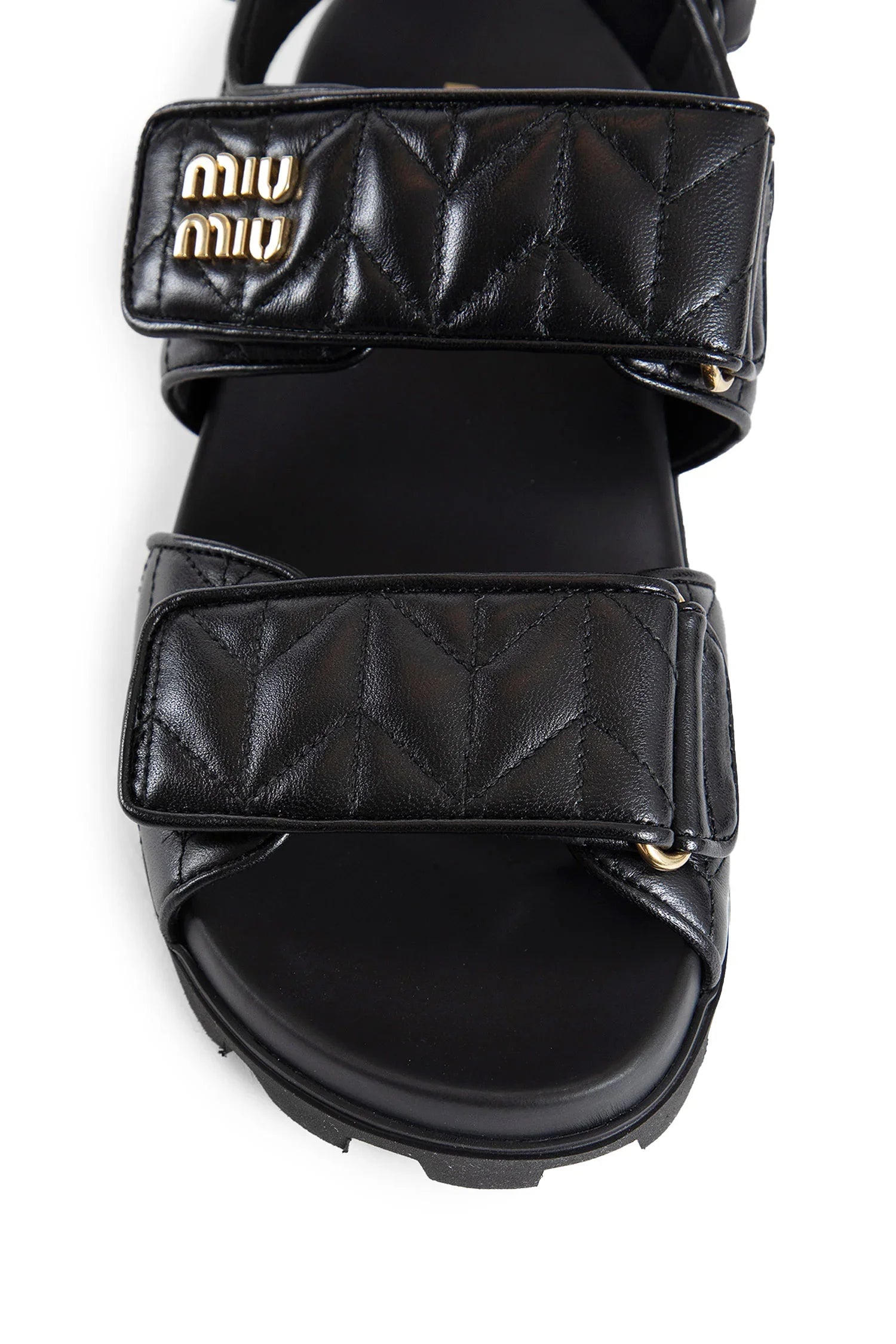 Nappa matelassé sandals - Antonioli.eu