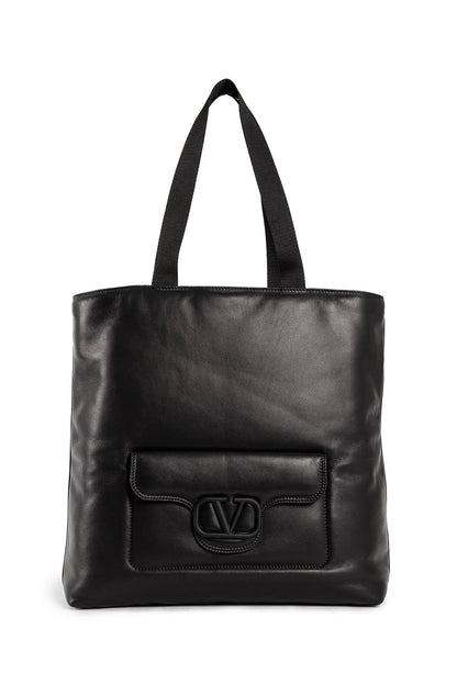 Valentino Garavani Noir nappa leather shopper - Antonioli.eu