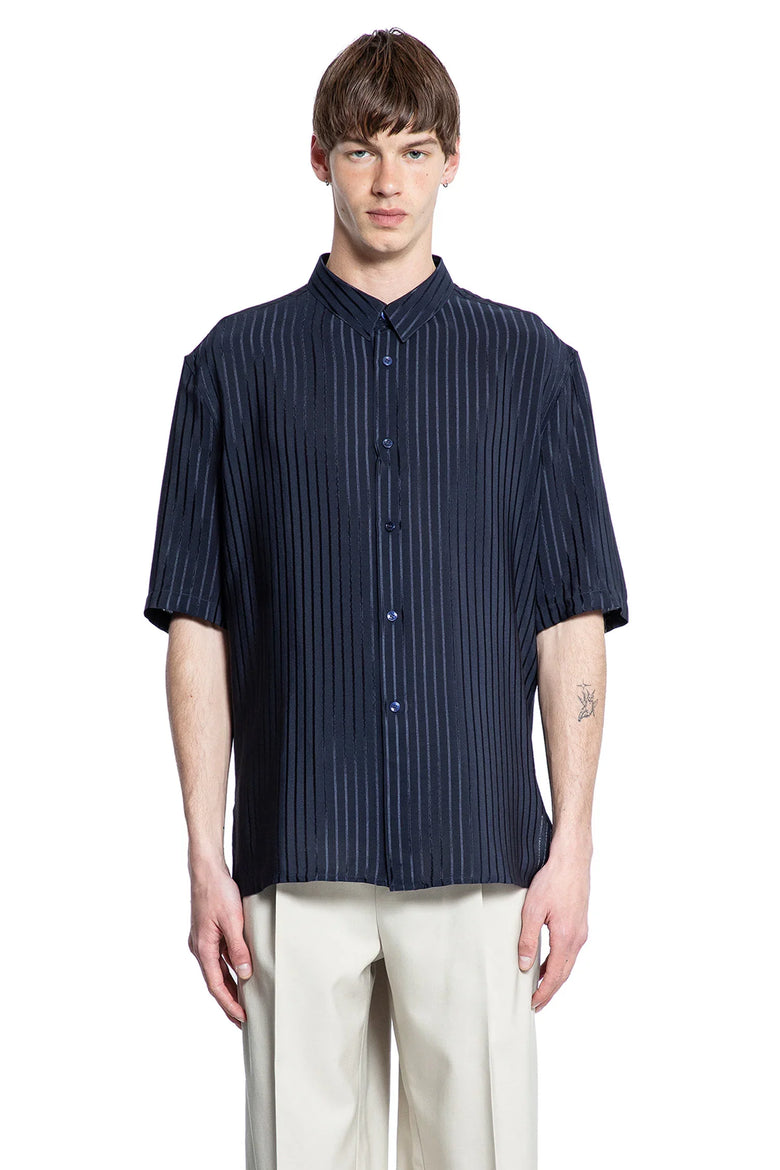 Shirt in Striped Silk - Antonioli.eu