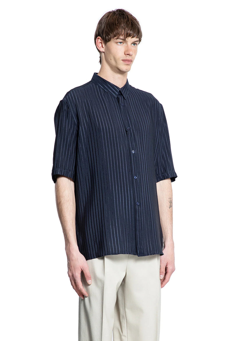 Shirt in Striped Silk - Antonioli.eu