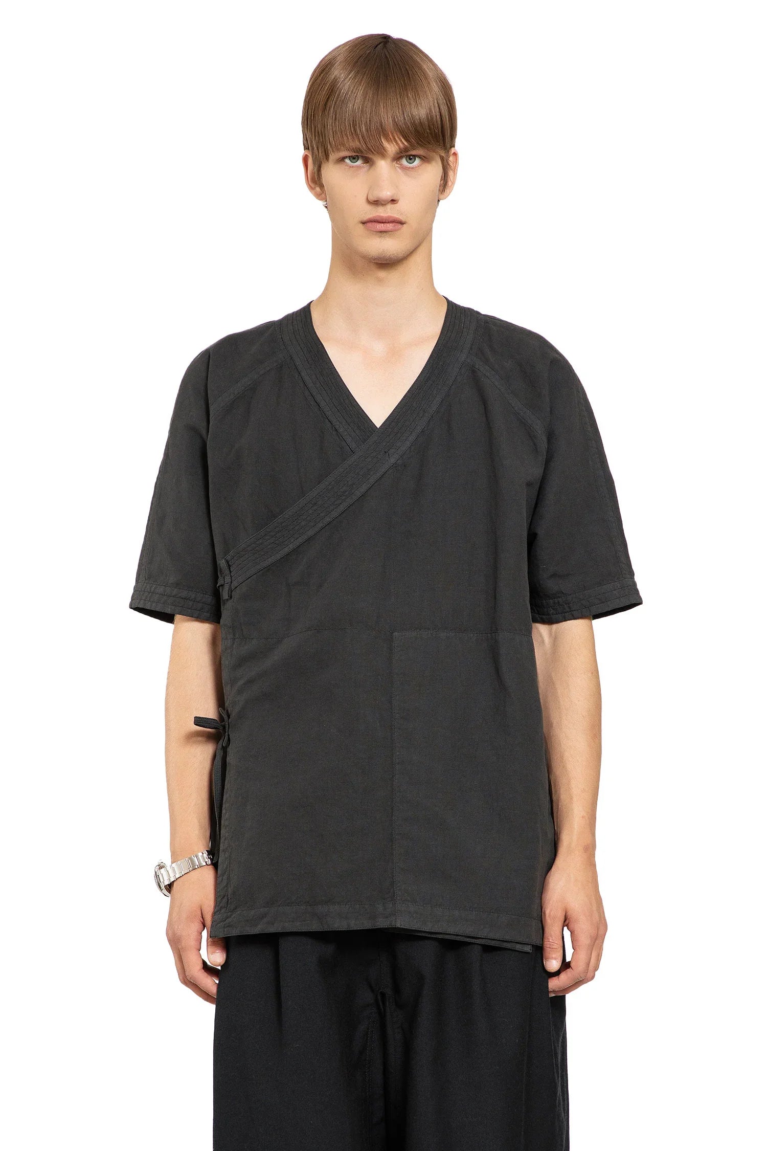 Asym Monk Hemp Shirt - Antonioli.eu