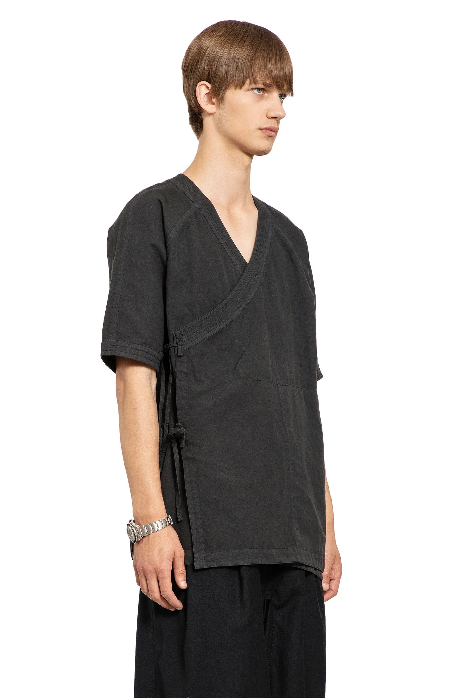 Asym Monk Hemp Shirt - Antonioli.eu