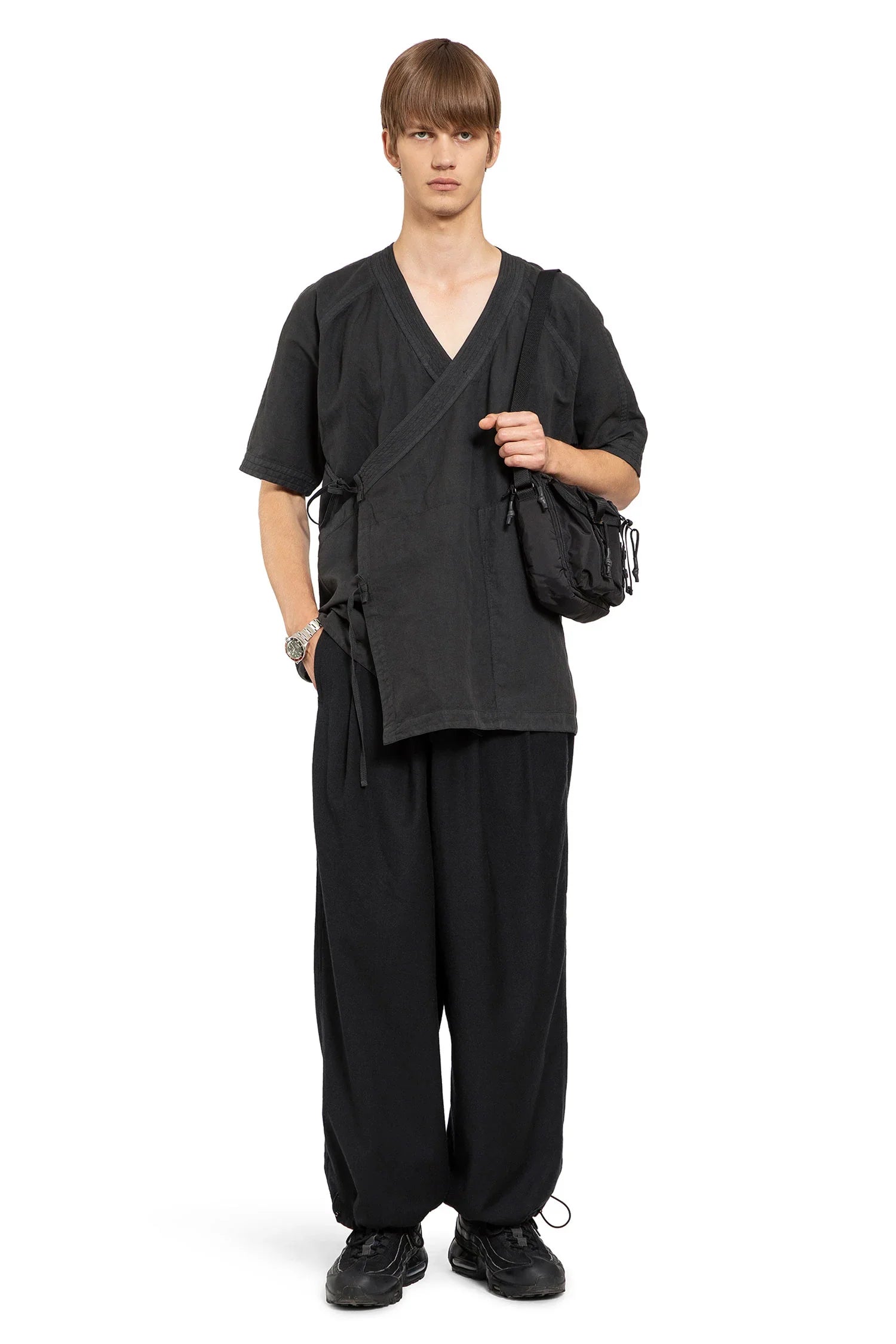 Asym Monk Hemp Shirt - Antonioli.eu