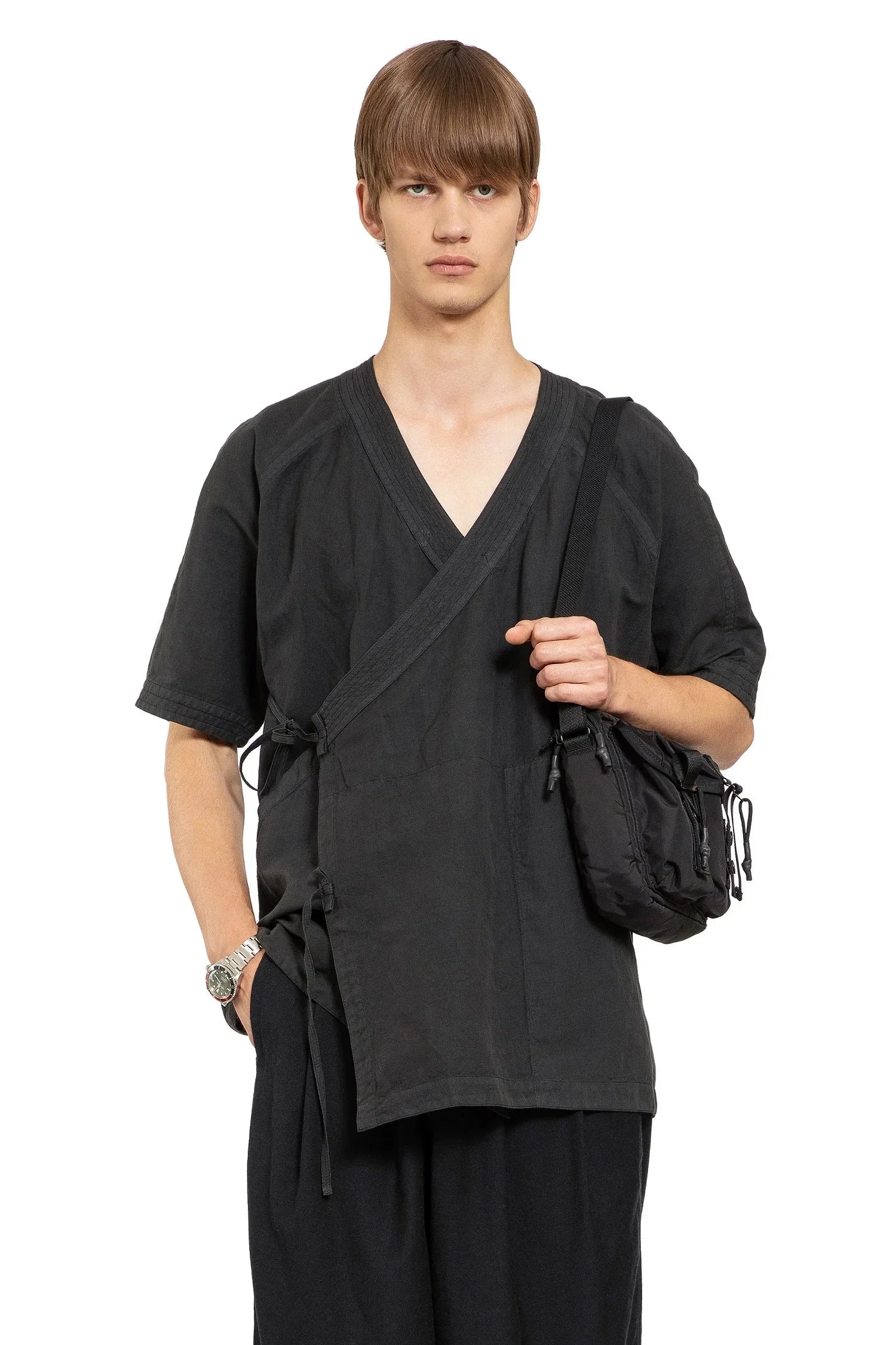 Asym Monk Hemp Shirt - Antonioli.eu