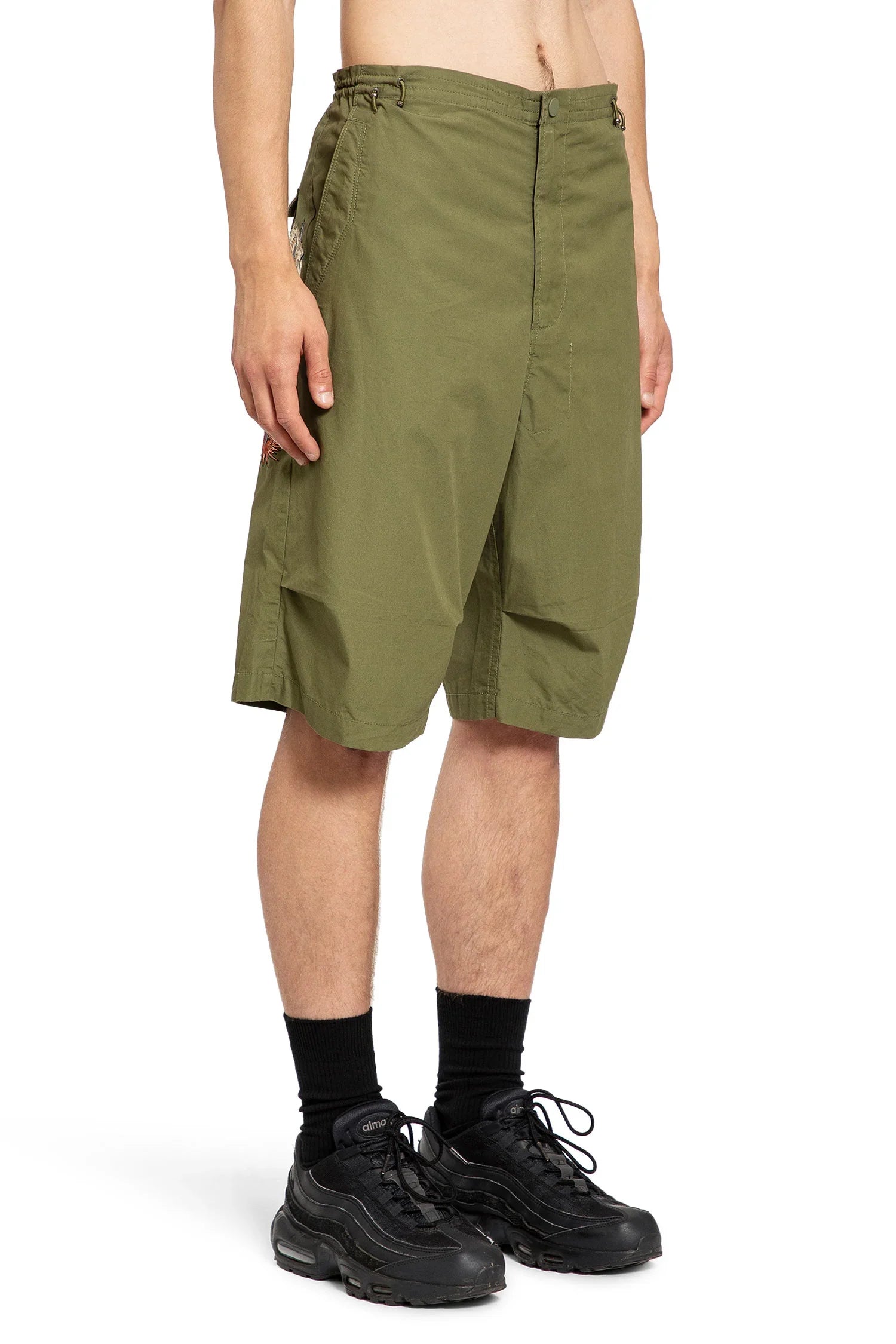 Tiger Dragon Loose Shorts - Antonioli.eu
