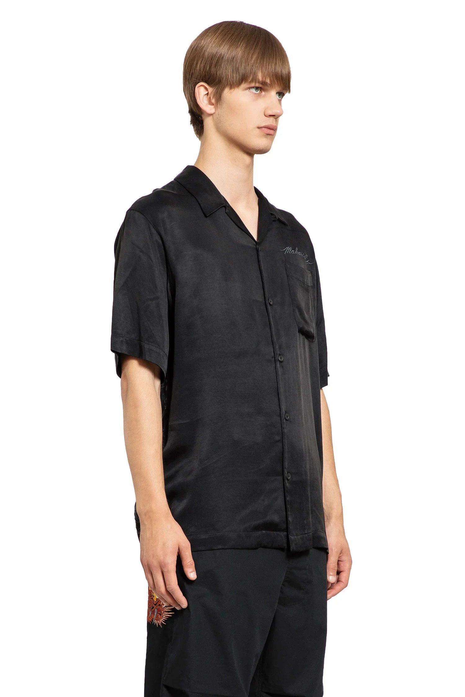 Tiger Dragon Camp Collar Shirt - Antonioli.eu