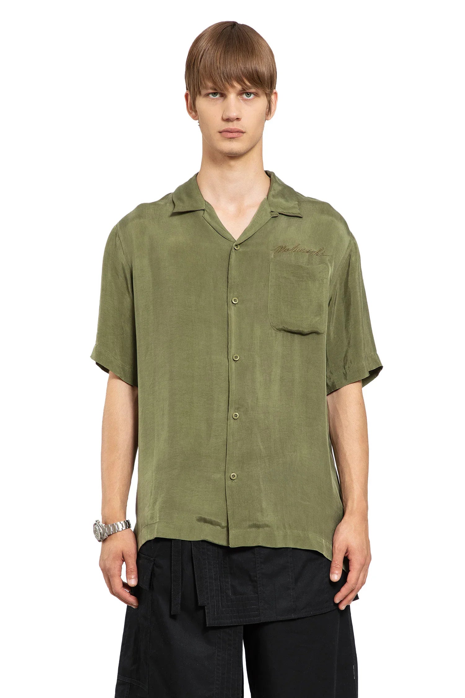 Tiger Dragon Camp Collar Shirt - Antonioli.eu