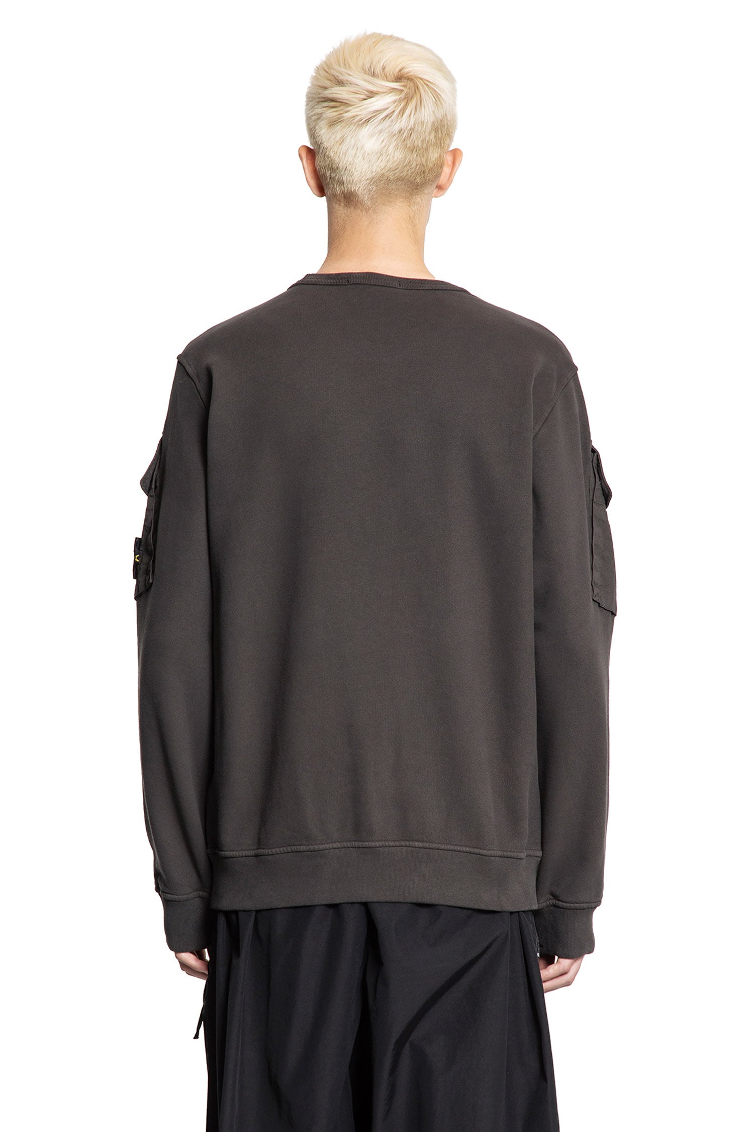 6100008 Brushed Organic Cotton Fleece Sweatshirt - Antonioli.eu