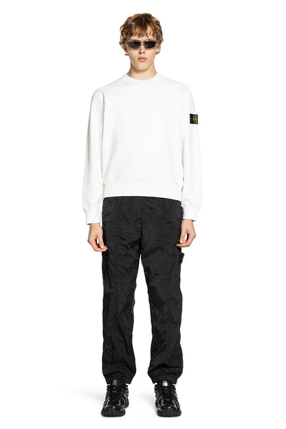 STONE ISLAND MAN WHITE SWEATSHIRTS