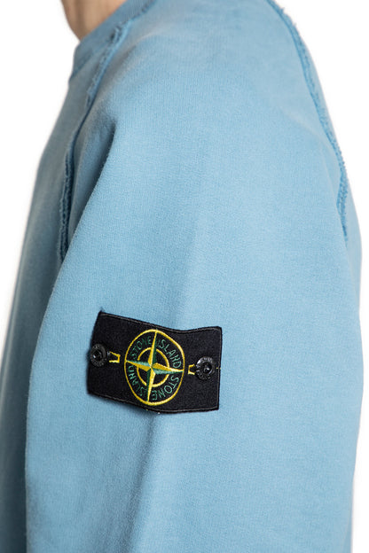 STONE ISLAND MAN BLUE SWEATSHIRTS