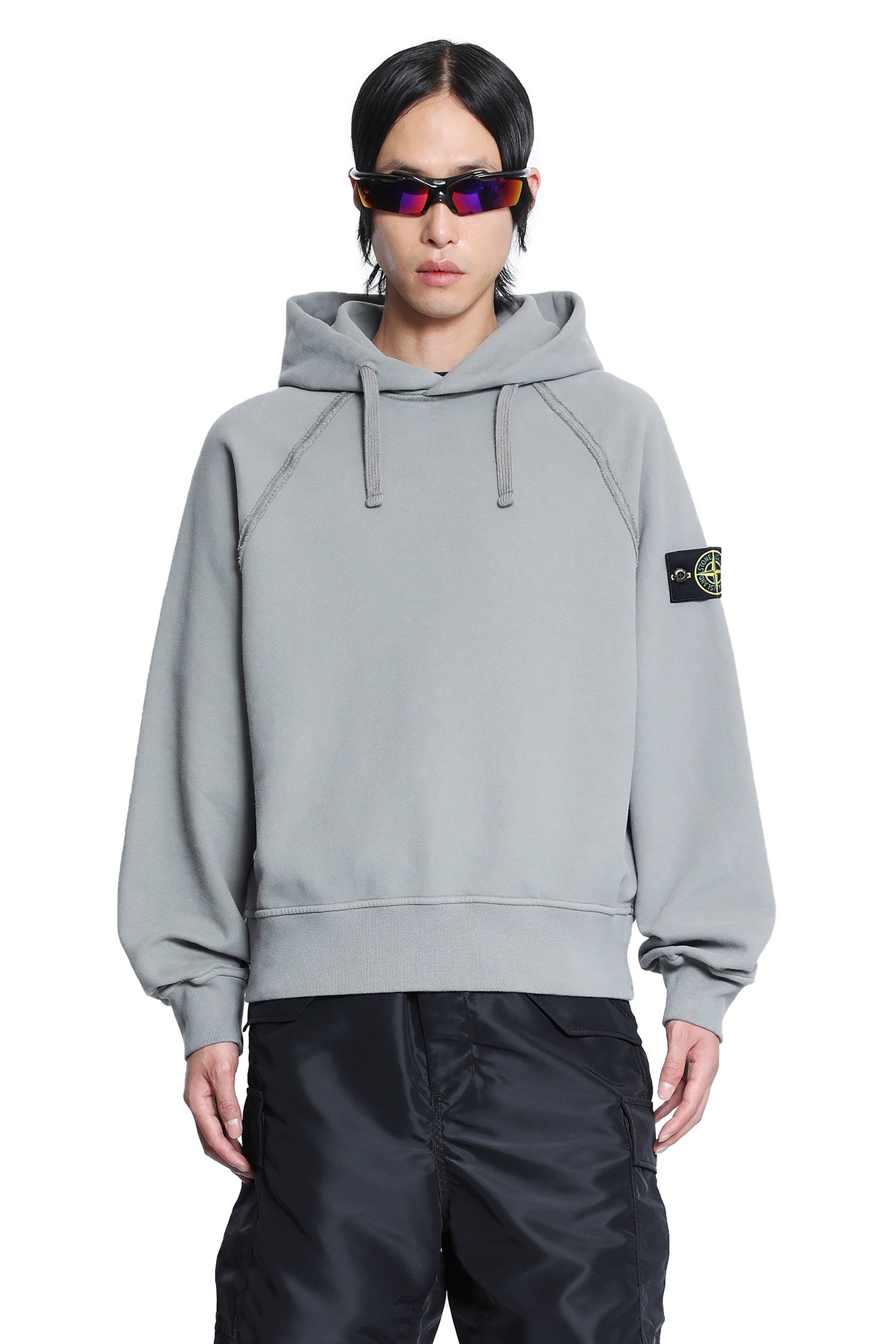6100023 Brushed Organic Cotton Fleece Hoodie - Antonioli.eu