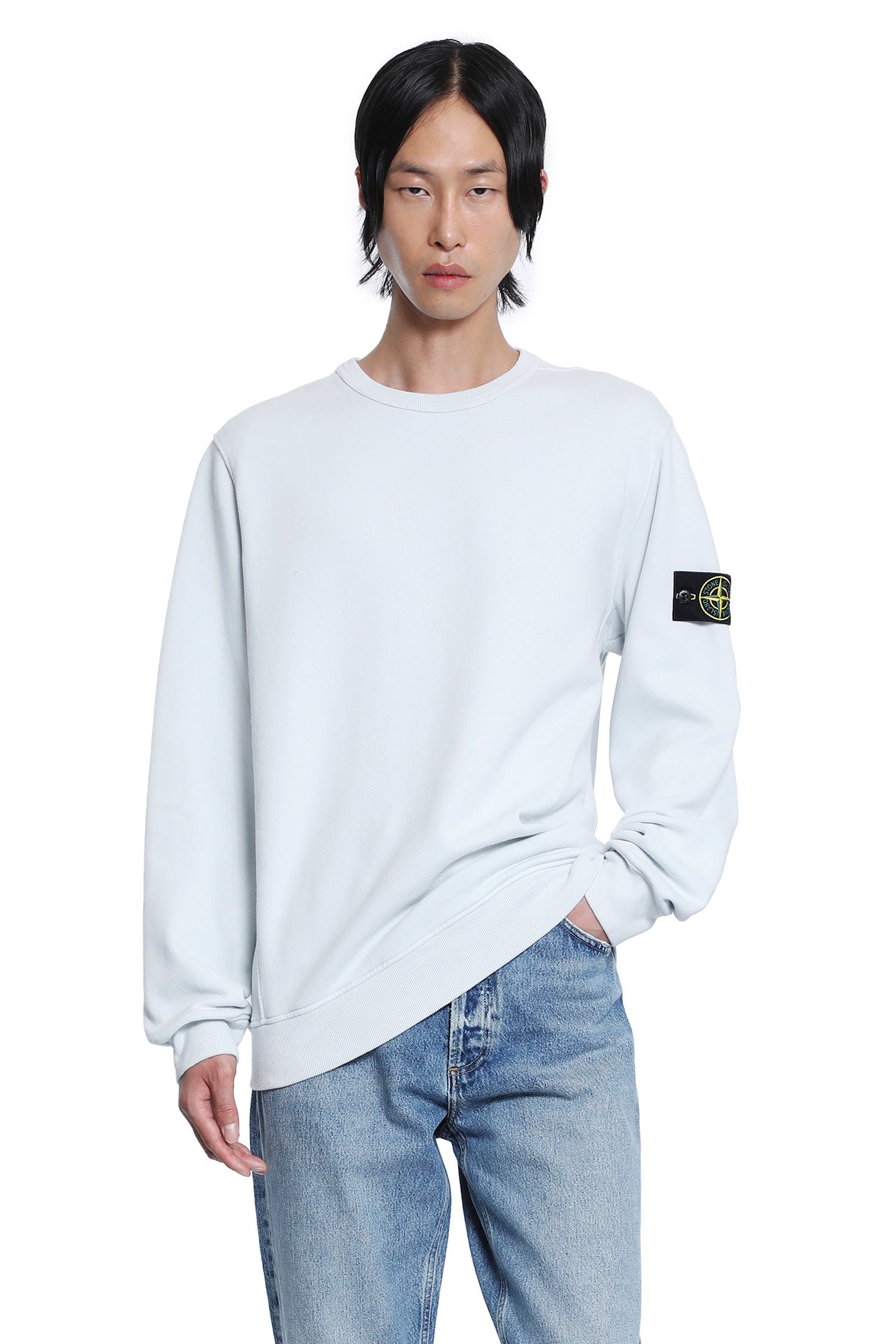 6100028 Brushed Cotton Fleece Sweatshirt - Antonioli.eu