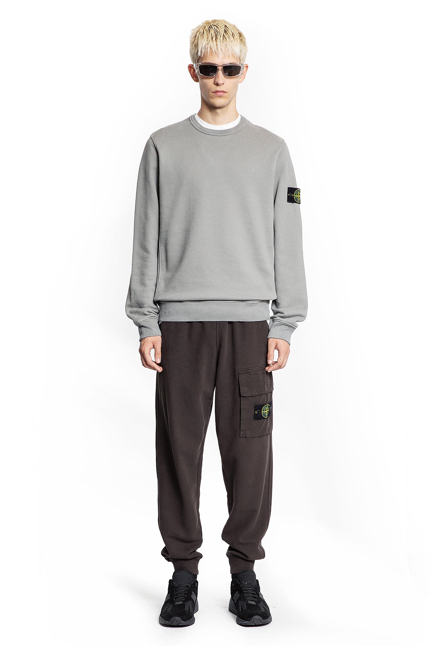 6100028 Brushed Organic Cotton Fleece Sweatshirt - Antonioli.eu