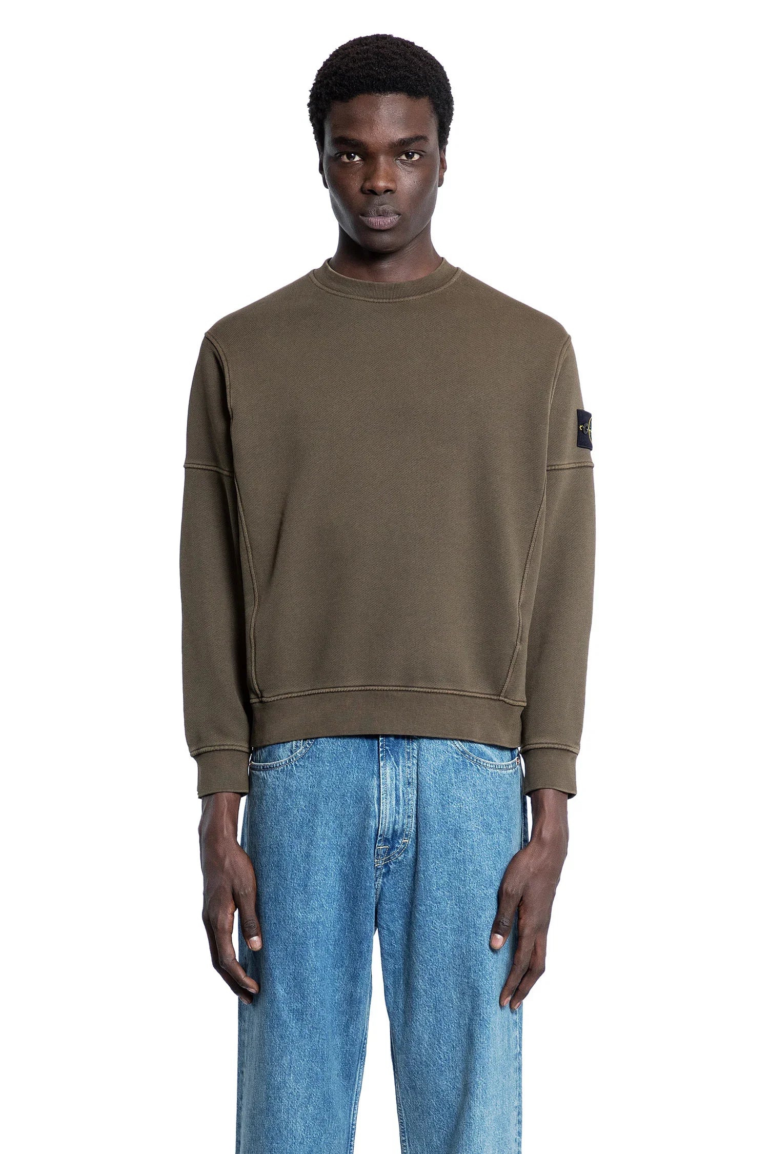 STONE ISLAND MAN GREEN SWEATSHIRTS - Antonioli.eu