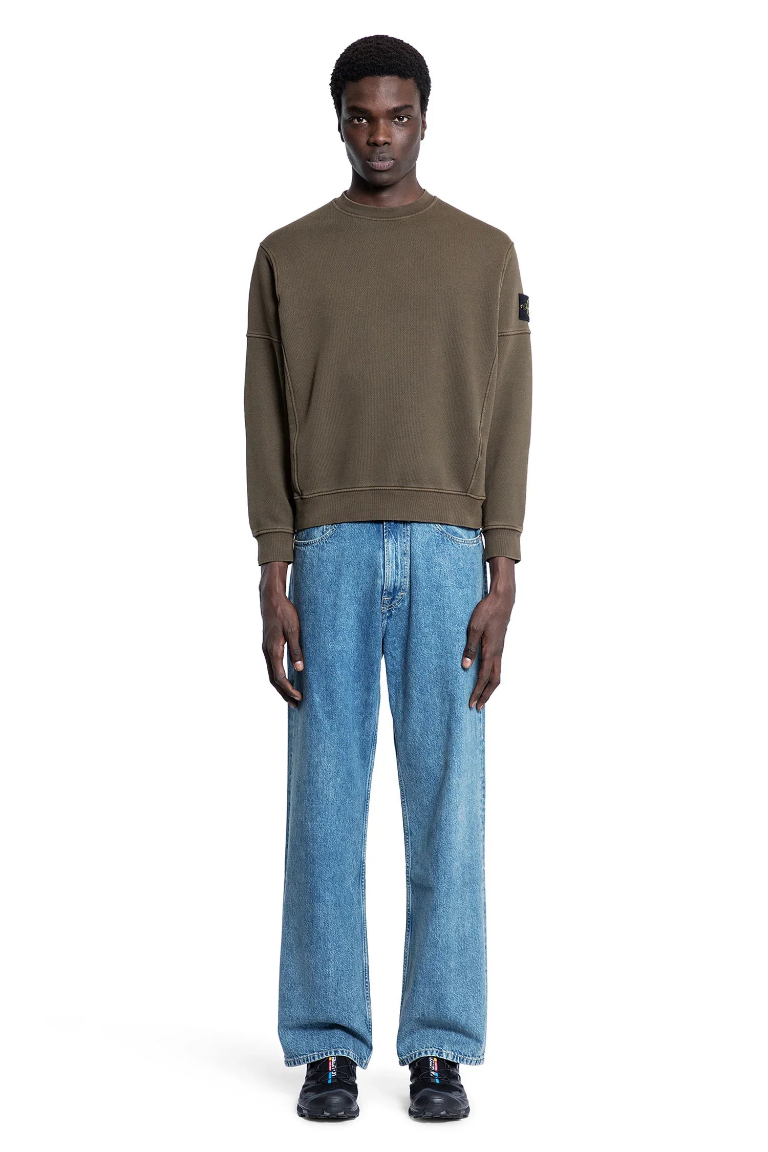 STONE ISLAND MAN GREEN SWEATSHIRTS - Antonioli.eu
