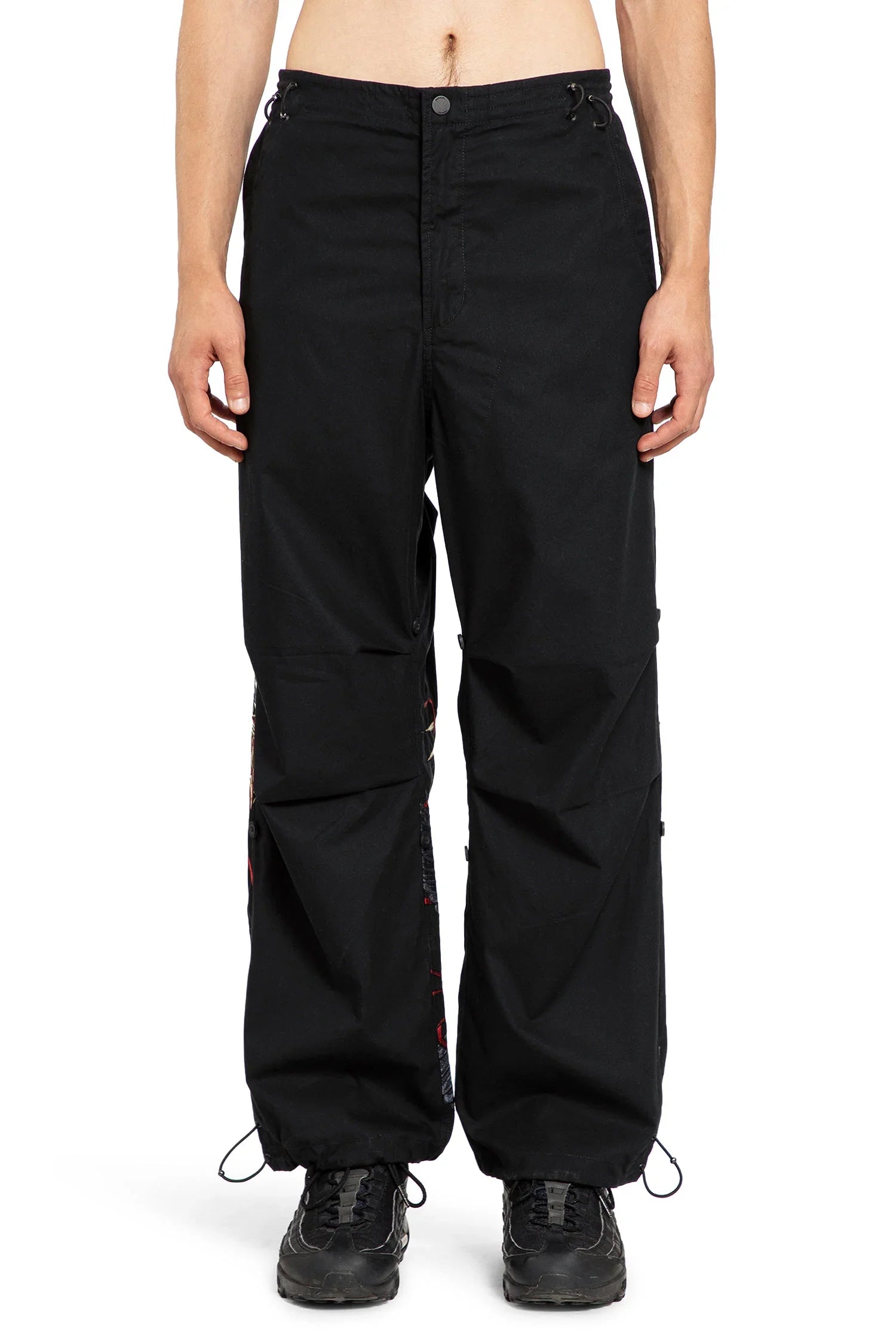 MAHARISHI MAN BLACK TROUSERS - Antonioli.eu