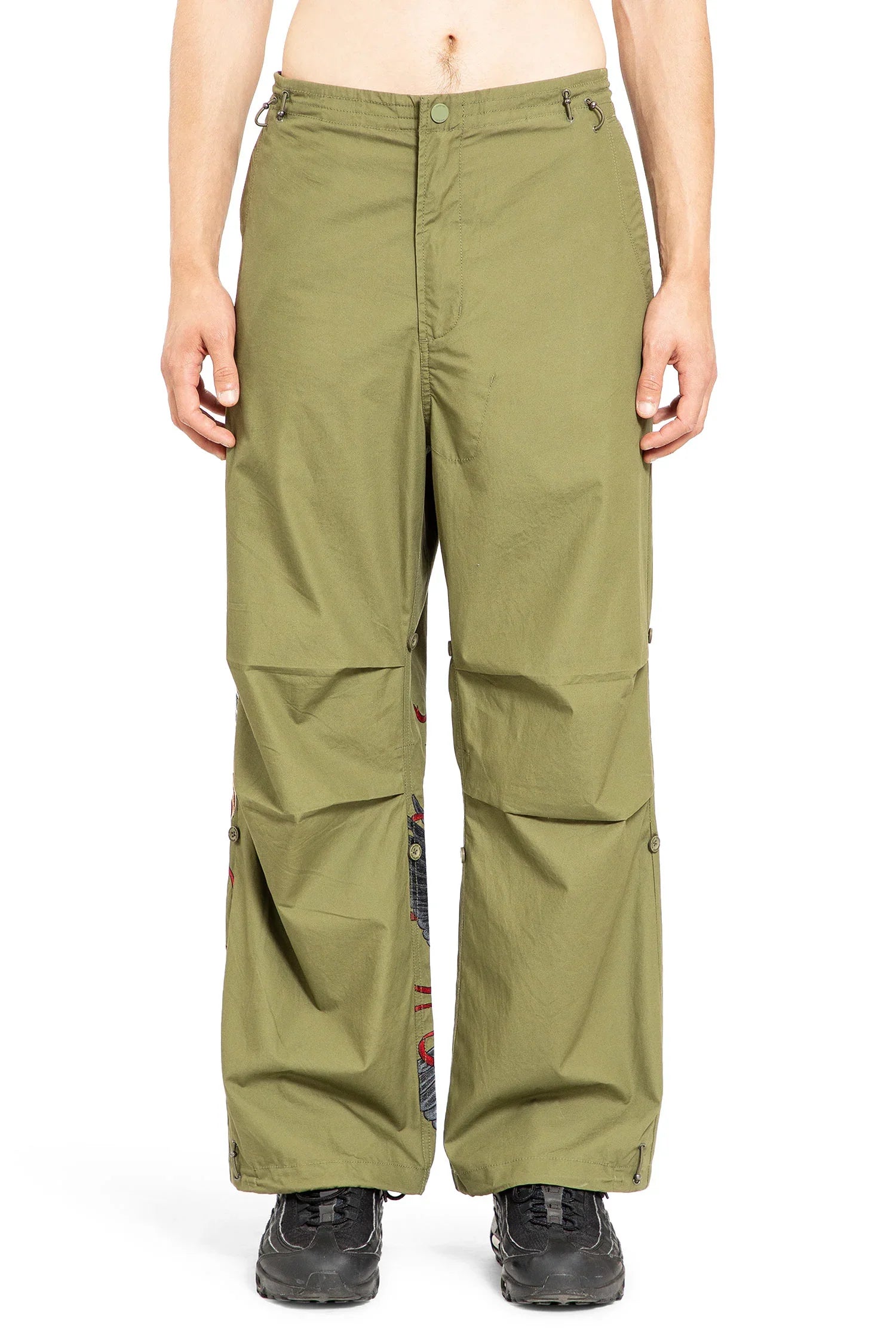 Crow and Heron Loose Pants - Antonioli.eu