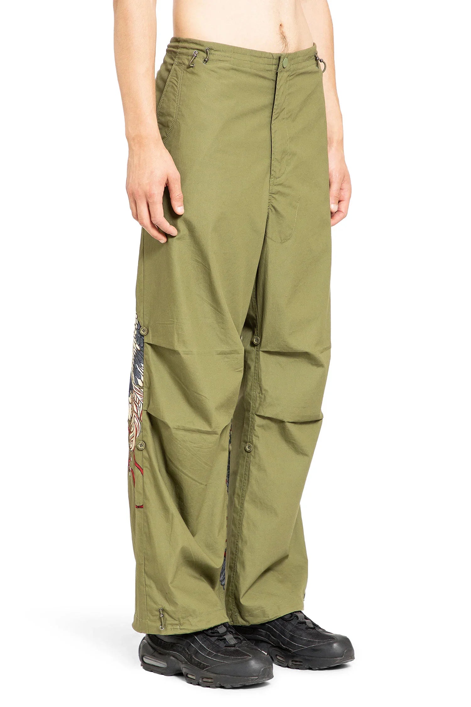 Crow and Heron Loose Pants - Antonioli.eu