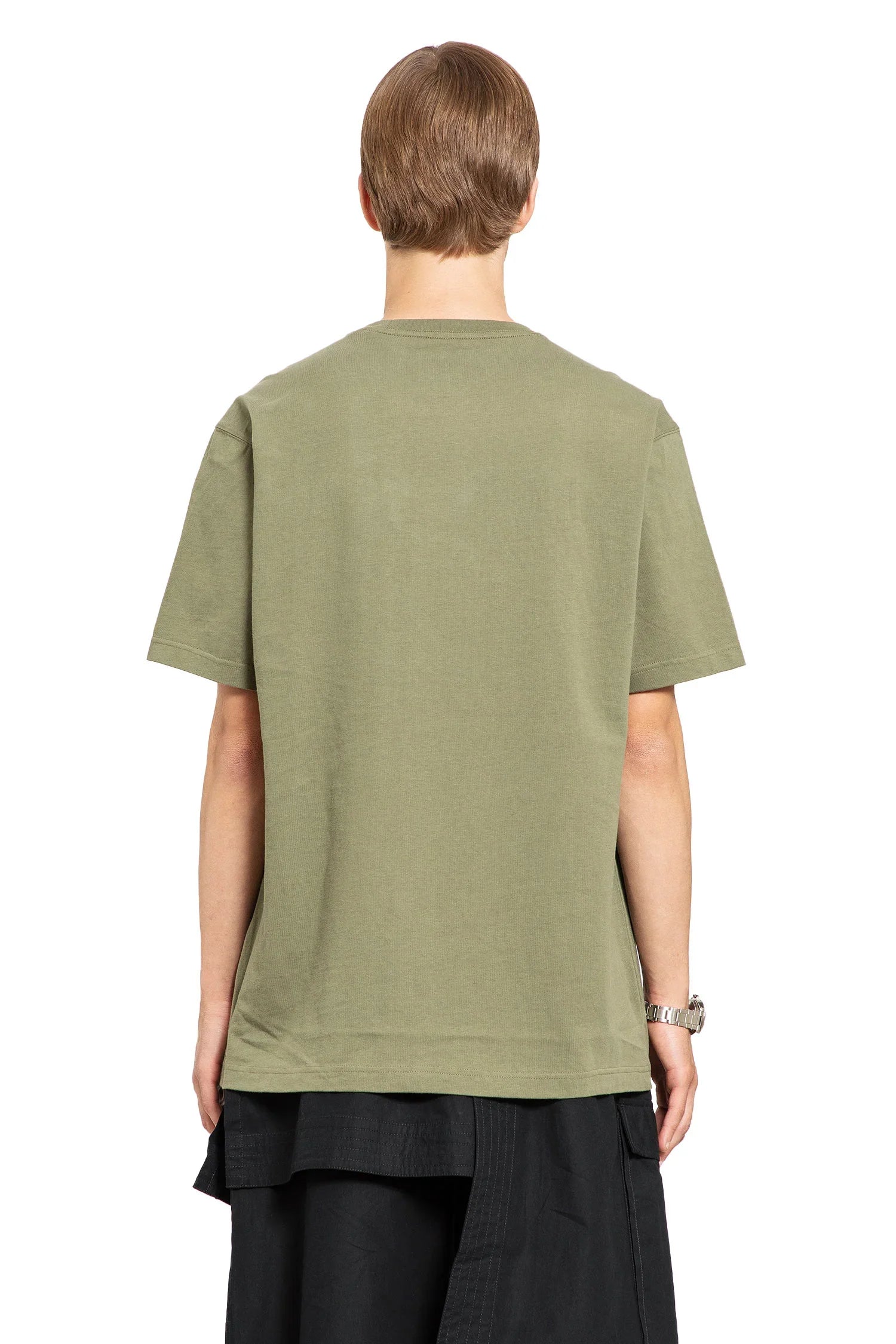 Black Crow White Heron T-Shirt - Antonioli.eu