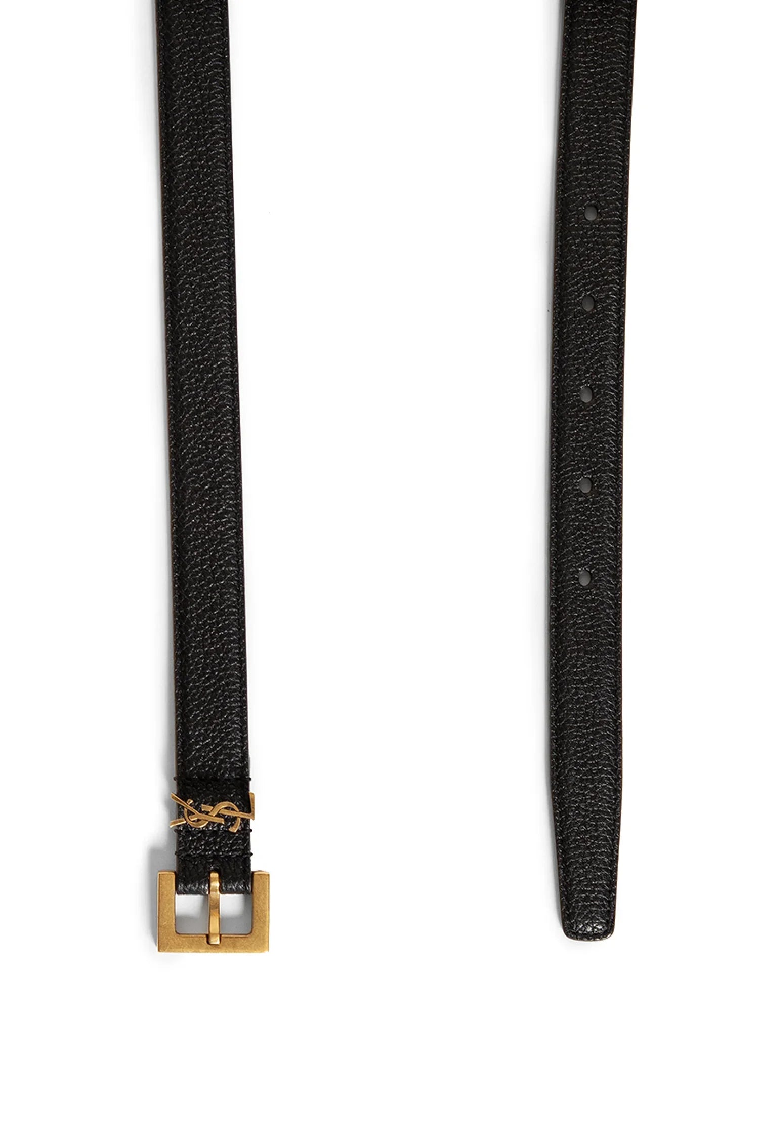 Grained leather Cassandre thin belt - Antonioli.eu