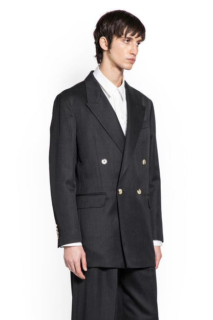 Double-Breasted Blazer with Daisy embroidery