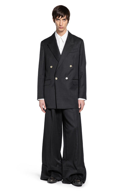 Double-Breasted Blazer with Daisy embroidery