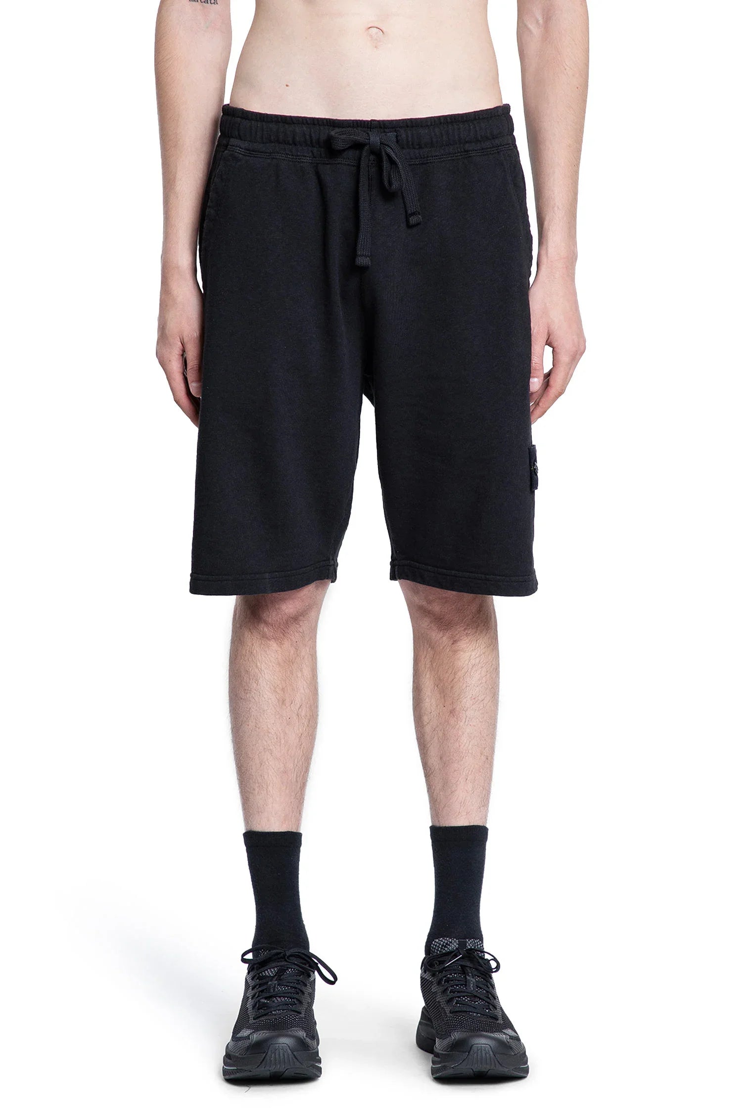 6200009 ''Old'' fleece Effect Shorts - Antonioli.eu